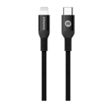 MOMAX Elite Link 1.2m Lightning to USB-C Cable Black -1 Year Warranty