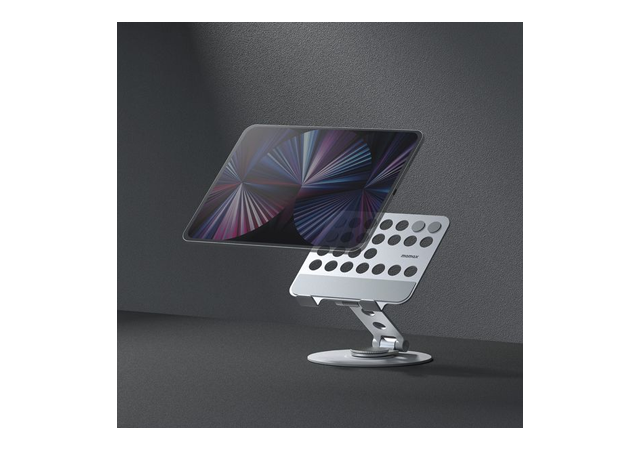 Momax Mila Rotatable Tablet Stand Silver -1 Year Warranty - Image 3