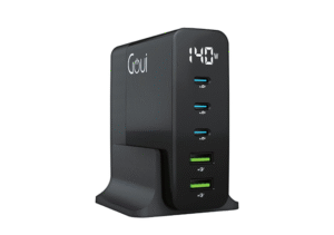 Goui Gan 140w 5-Port Desktop Charger G-sc140w -1 Year Warranty