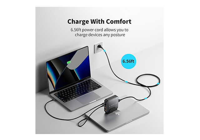 M0MAX 100w Gan Gharger Grey-1 Year Warranty - Image 6