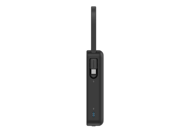 MOMAX 1-Power Vital+ Power Bank 10000MAH With Dual Built-In USB-C & Lighttning Cable Black-1 Year Warranty - Image 4