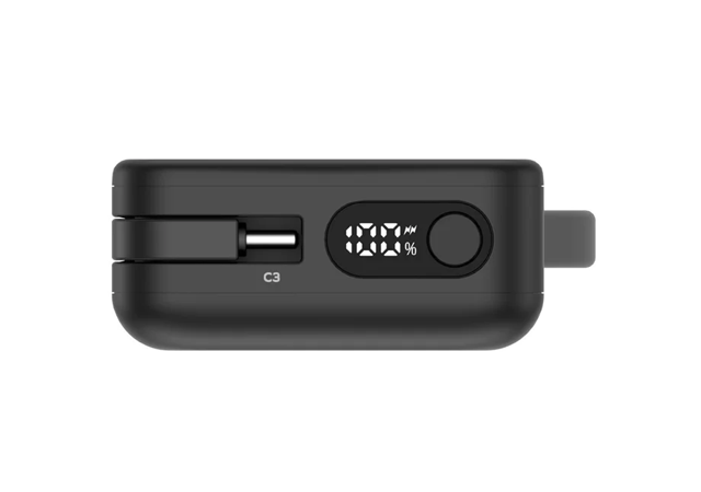 MOMAX 1-Power Vital+ Power Bank 10000MAH With Dual Built-In USB-C & Lighttning Cable Black-1 Year Warranty - Image 5