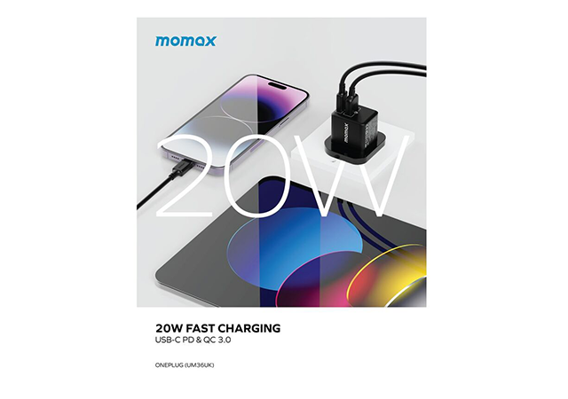 M0MAX 20w Mini Charger Black-1 Year Warranty - Image 6