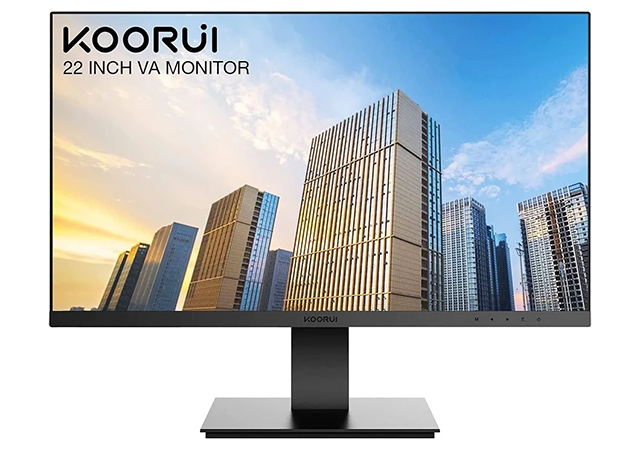 KOORUI 22-Inch Computer Monitor VA FHD 1920 x 1080 100Hz 5ms 22N1
