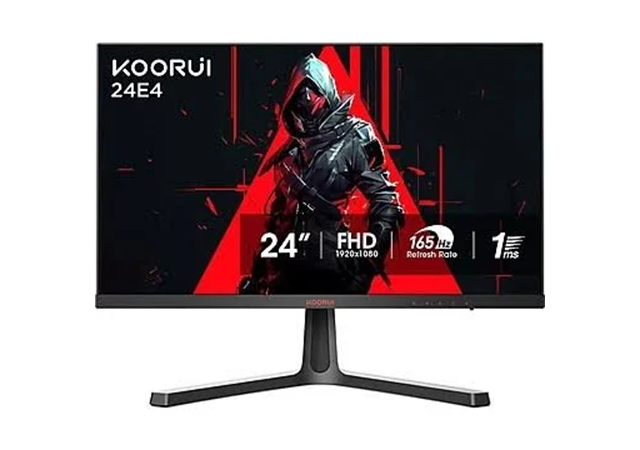 KOORUI 24-Inch Gaming Monitor IPS FHD 1920 x 1080 165Hz 1ms 24E3